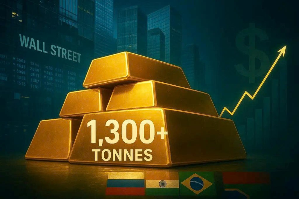 Phố Wall ‘ôm’ hơn 1.300 tấn vàng trước thời khắc quan trọng của BRICS: Tín hiệu cho kỷ nguyên mới ‘phi USD’? - ảnh 1