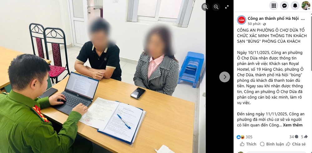 Vụ khách sạn ‘bùng’ phòng khách lúc 2h đêm: Công an xử lý loạt sai phạm - ảnh 1