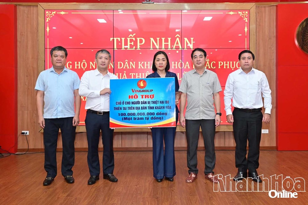 Tập đoàn của ông Phạm Nhật Vượng hỗ trợ tỉnh Khánh Hòa 100 tỷ đồng - ảnh 1