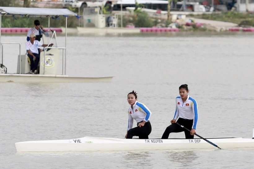 Việt Nam có HCV đầu tiên tại SEA Games 33 - ảnh 1