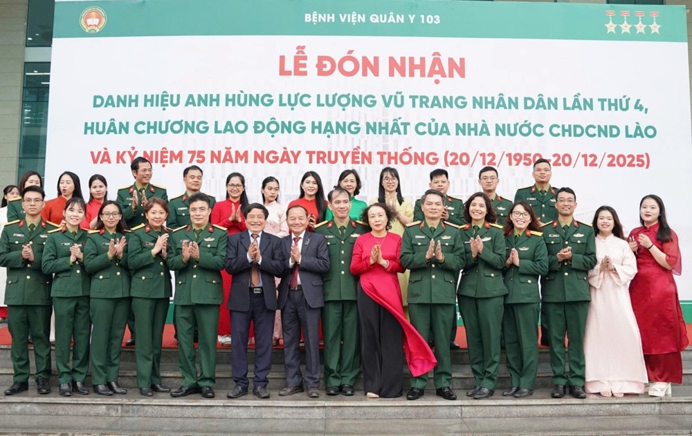 Bệnh viện chiến lược tuyến cuối của Quân đội 4 lần nhận danh hiệu Anh hùng Lực lượng vũ trang nhân dân - ảnh 1