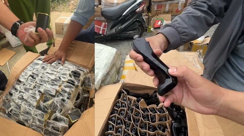 Khám xét khẩn cấp 3 địa điểm liên quan đến vợ chồng Giám đốc SN 1973, thu giữ hơn 130 lít nước hoa Chanel, Dior - ảnh 3