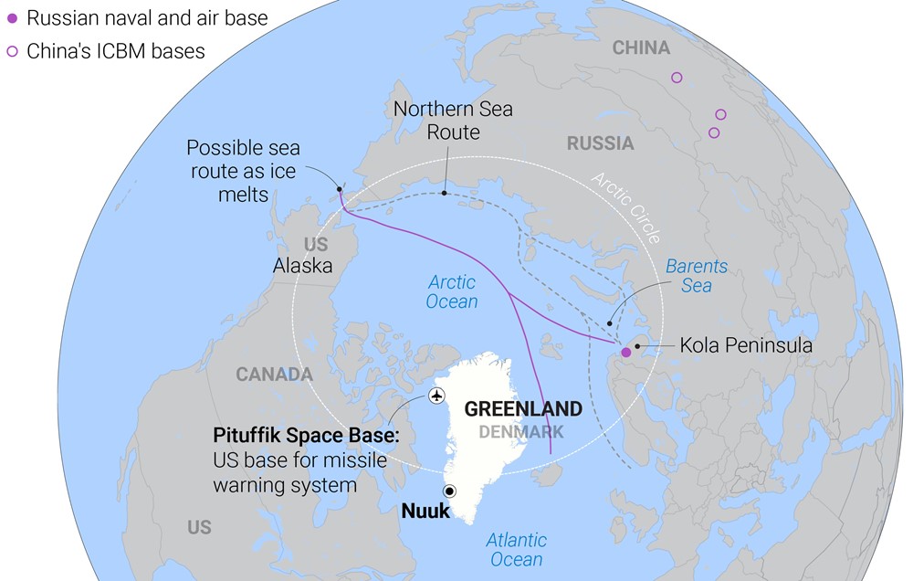 Ông Trump mở mặt trận thuế quan mới: Đòi mua Greenland, trừng phạt cả châu Âu - ảnh 1