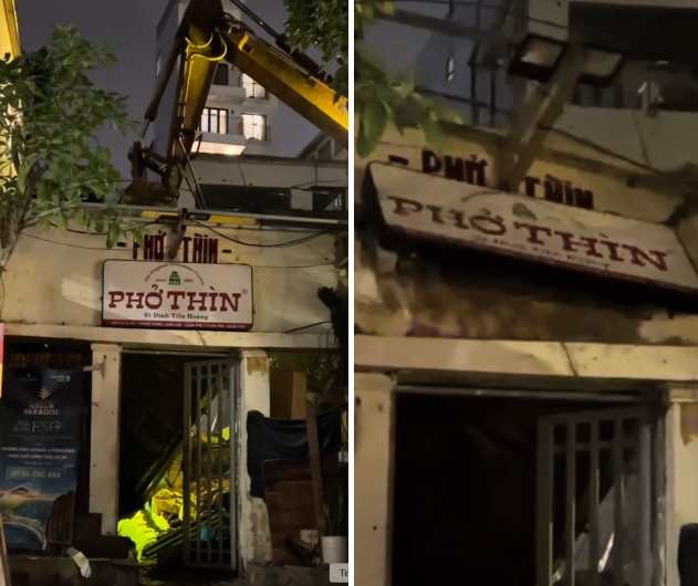 Chính thức phá dỡ quán Phở Thìn Bờ Hồ - ảnh 1