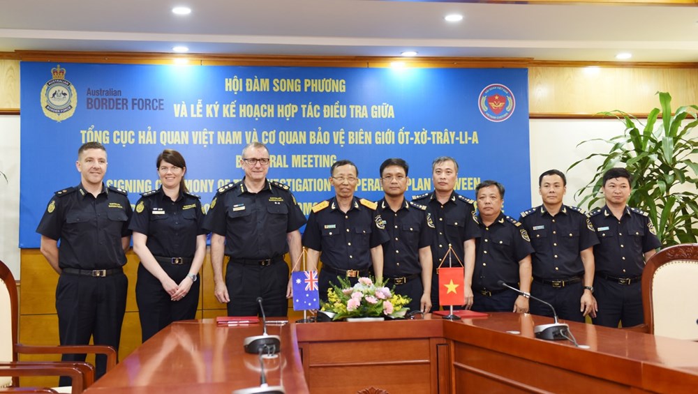 Tổng cục Hải quan Việt Nam ký kết hợp tác điều tra với Cơ quan Bảo vệ Biên giới Australia - ảnh 1