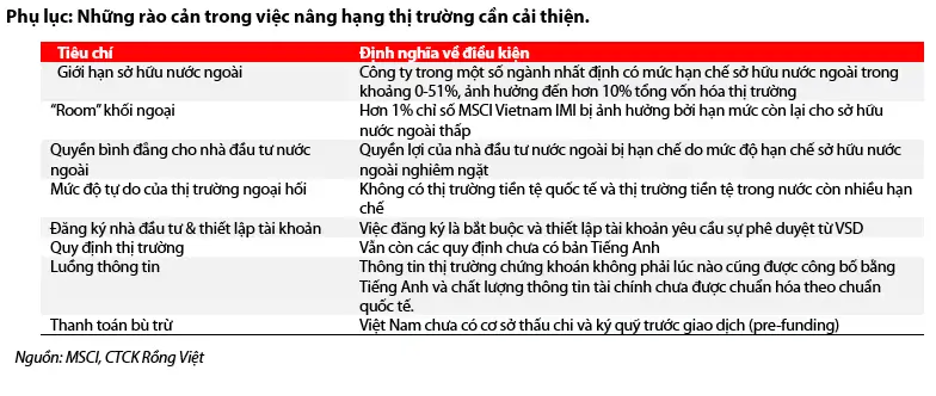 Còn nhiều nút thắt chưa được giải quyết, Việt Nam tiếp tục ngoài danh sách xem xét nâng hạng chứng khoán của MSCI - ảnh 2