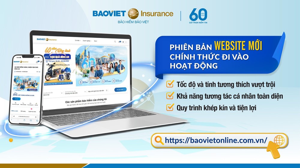 Bảo hiểm Bảo Việt “khoác áo mới” cho website - ảnh 1