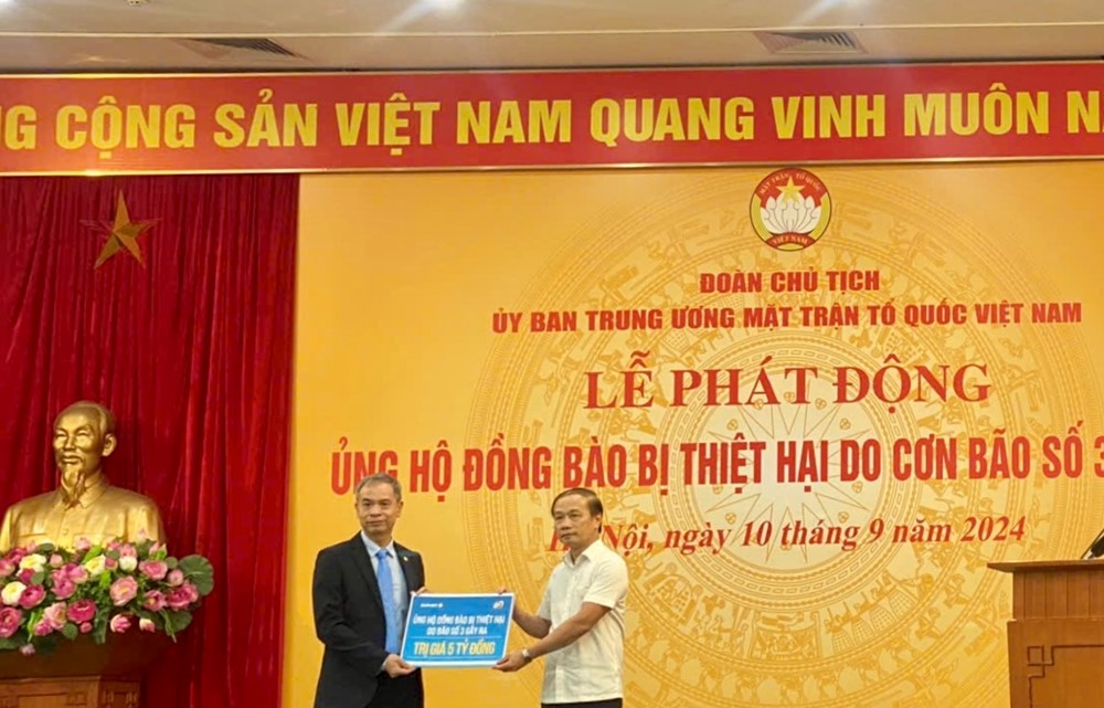 Bảo Việt ủng hộ 5 tỷ đồng gửi đến đồng bào bị thiệt hại do bão số 3 gây ra - ảnh 1