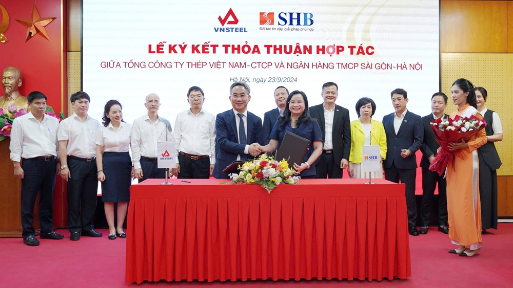 SHB cung cấp giải pháp tài chính hiện đại đến Tổng Công ty Thép Việt Nam - ảnh 2