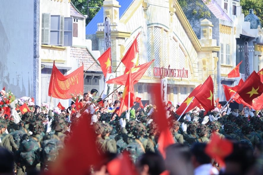 Loạt địa điểm nổi tiếng gắn liền với Thủ đô được tái hiện trong “Ngày hội văn hóa vì hòa bình” - ảnh 3