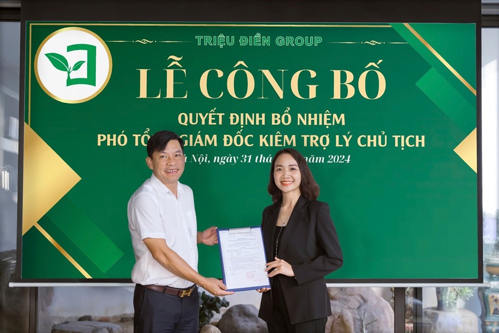 Triệu Điền Group công bố quyết định bổ nhiệm các chức danh lãnh đạo, quản lý tại doanh nghiệp - ảnh 2