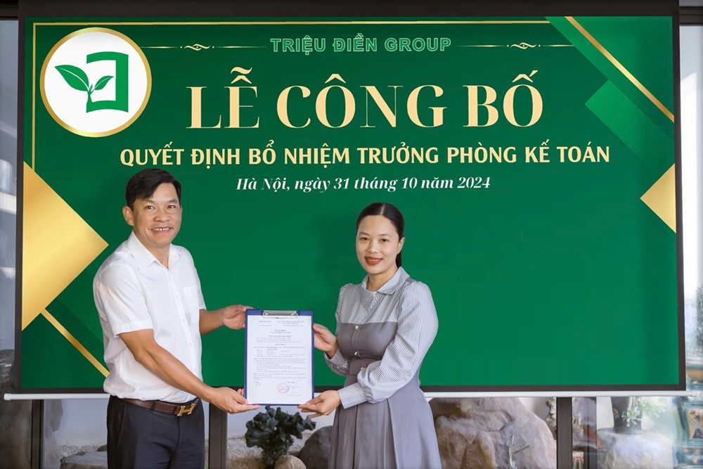 Triệu Điền Group công bố quyết định bổ nhiệm các chức danh lãnh đạo, quản lý tại doanh nghiệp - ảnh 4