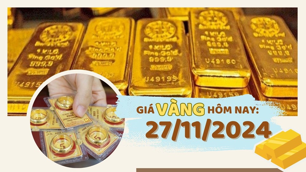 Giá vàng hôm nay 27/11: Cắm đầu lao dốc hơn 2 triệu đồng/lượng - ảnh 1