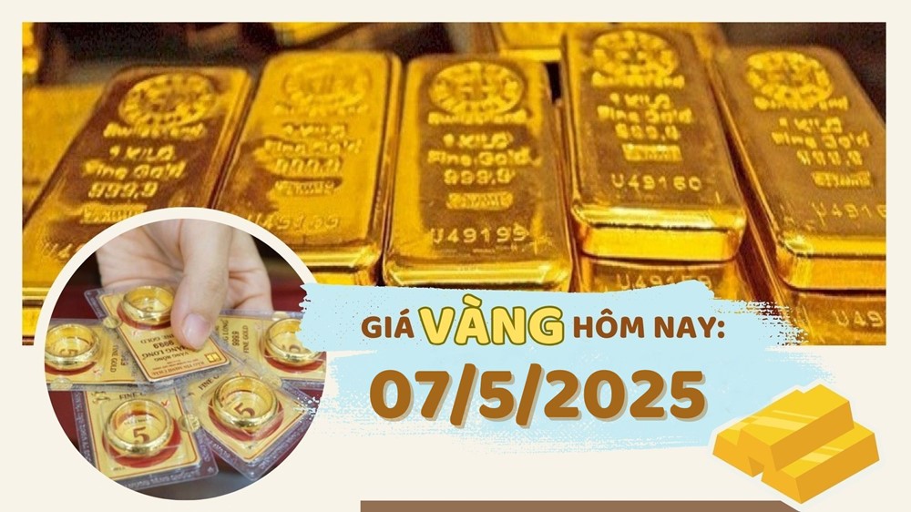 Giá vàng hôm nay 7/5: Tăng mạnh, tiến sát 123 triệu đồng/lượng - ảnh 1