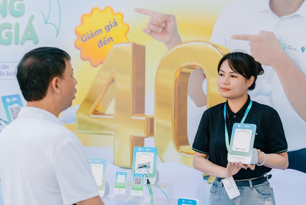Loa TingTing hỗ trợ tiểu thương chợ truyền thống với giải pháp thanh toán qua chuyển khoản - ảnh 1