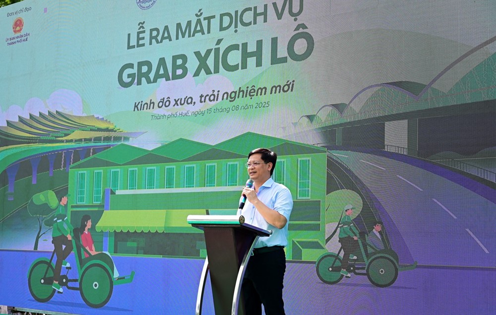 Grab chính thức thử nghiệm dịch vụ Grab Xích Lô tại Huế - ảnh 3