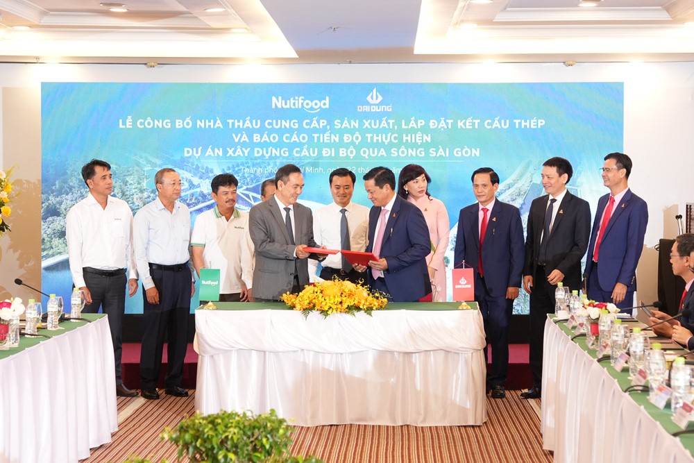 Nutifood công bố nhà thầu cung cấp, sản xuất và lắp đặt kết cấu thép cho dự án cầu đi bộ qua sông Sài Gòn - ảnh 2