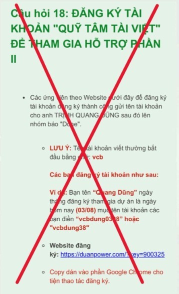 Giả danh tuyển dụng Vietcombank, lừa ứng viên nộp tiền ký quỹ - ảnh 1