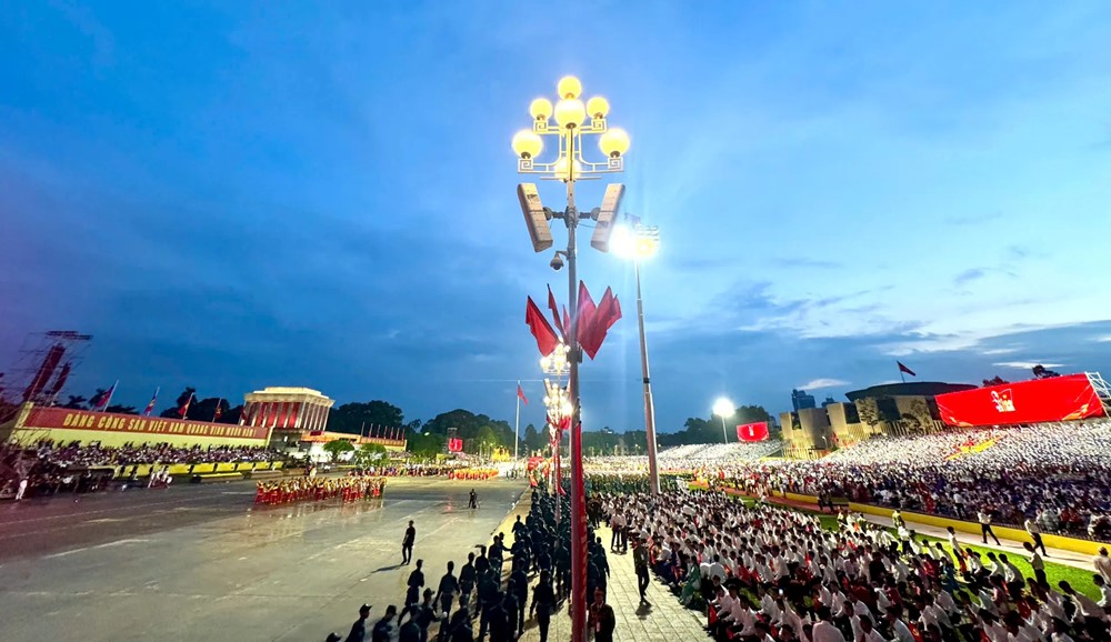 Cập nhật: Các khối diễu binh, diễu hành đã sẵn sàng tổng duyệt tại Quảng trường Ba Đình - ảnh 14