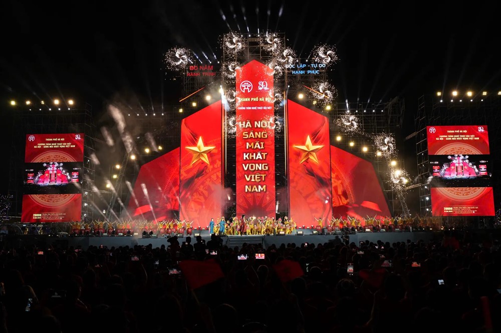 Đặc sắc chương trình nghệ thuật đặc biệt “Hà Nội - Sáng mãi khát vọng Việt Nam” - ảnh 3