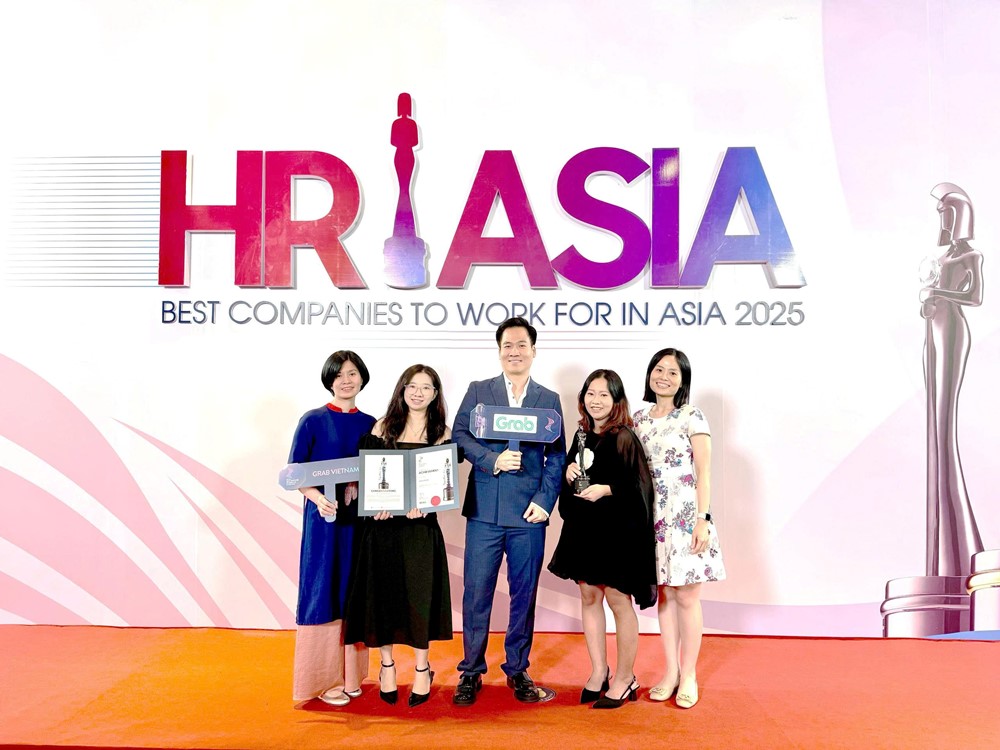 Grab Việt Nam nhận giải thưởng “Nơi làm việc tốt nhất Châu Á năm 2025” - ảnh 1
