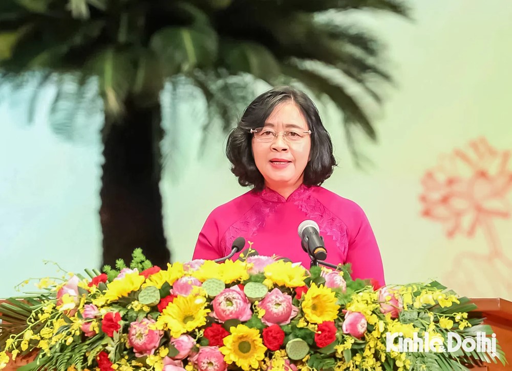 Toàn cảnh phiên khai mạc Đại hội đại biểu Đảng bộ Thành phố Hà Nội lần thứ XVIII, nhiệm kỳ 2025-2030 - ảnh 5