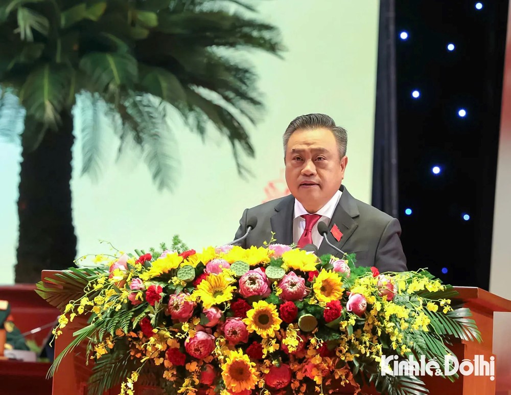 Khai mạc trọng thể Đại hội đại biểu Đảng bộ Thành phố Hà Nội lần thứ XVIII, nhiệm kỳ 2025 - 2030 - ảnh 13