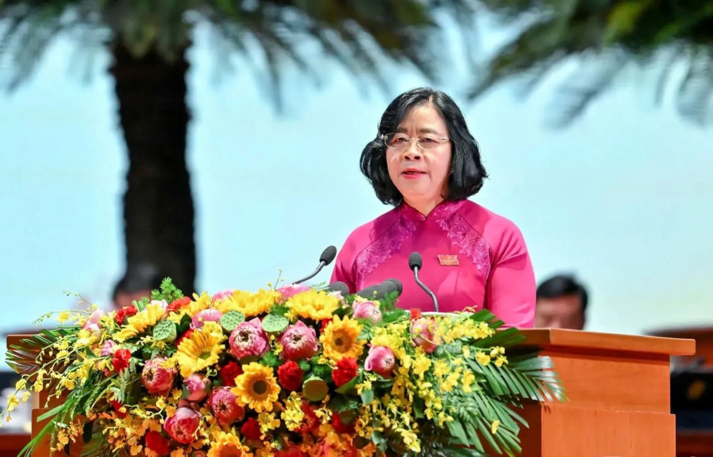 Khai mạc trọng thể Đại hội đại biểu Đảng bộ Thành phố Hà Nội lần thứ XVIII, nhiệm kỳ 2025 - 2030 - ảnh 6