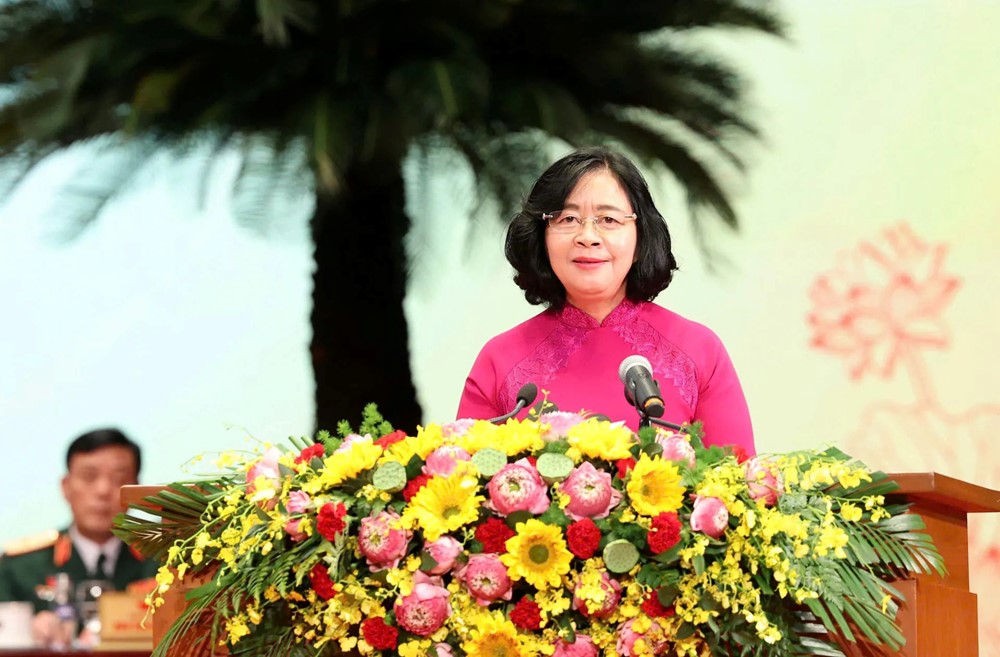 Khai mạc trọng thể Đại hội đại biểu Đảng bộ Thành phố Hà Nội lần thứ XVIII, nhiệm kỳ 2025 - 2030 - ảnh 21