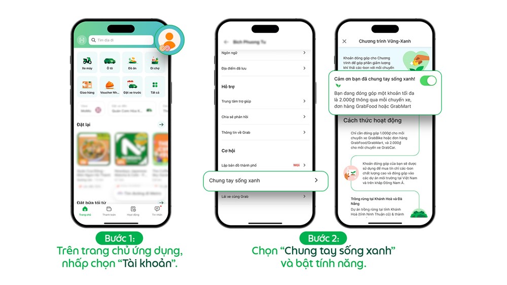 Grab Việt Nam khởi động Chương trình “Vững-Xanh” thúc đẩy chuyển đổi xanh và bảo vệ môi trường - ảnh 3