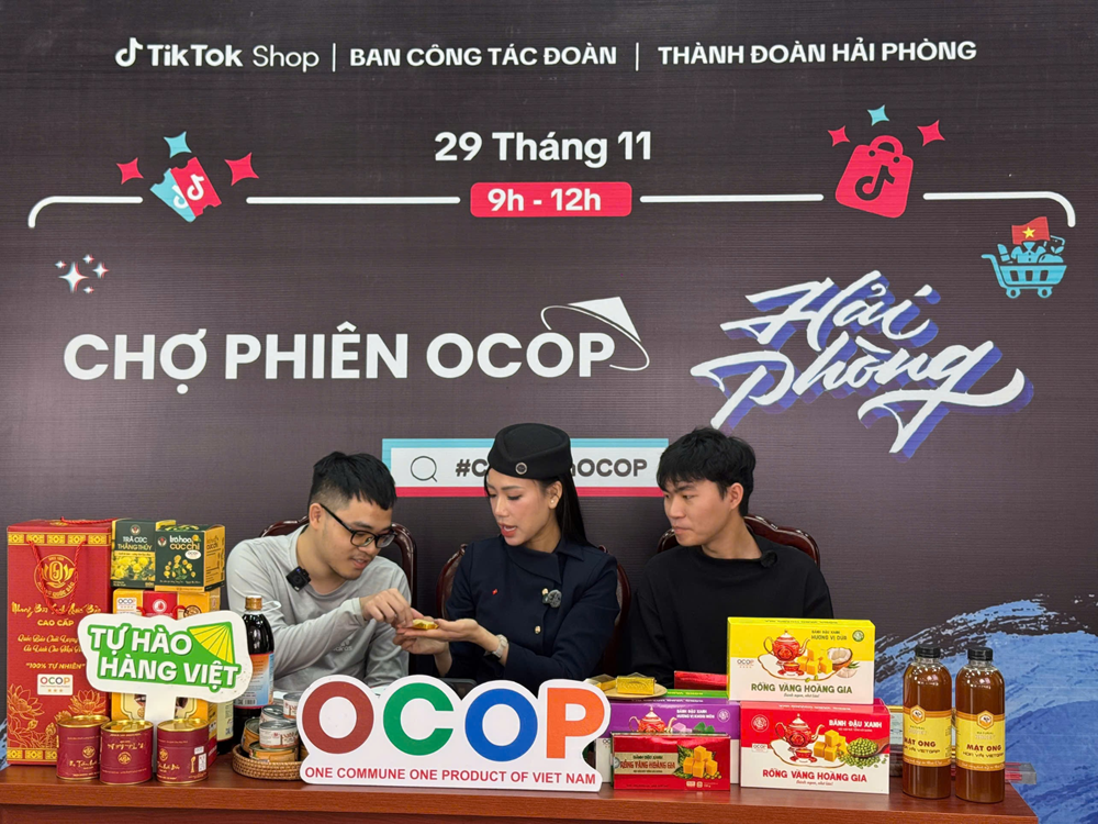 Thanh niên Hải Phòng thúc đẩy chuyển đổi số, lan tỏa sản phẩm OCOP trên nền tảng TikTok - ảnh 3