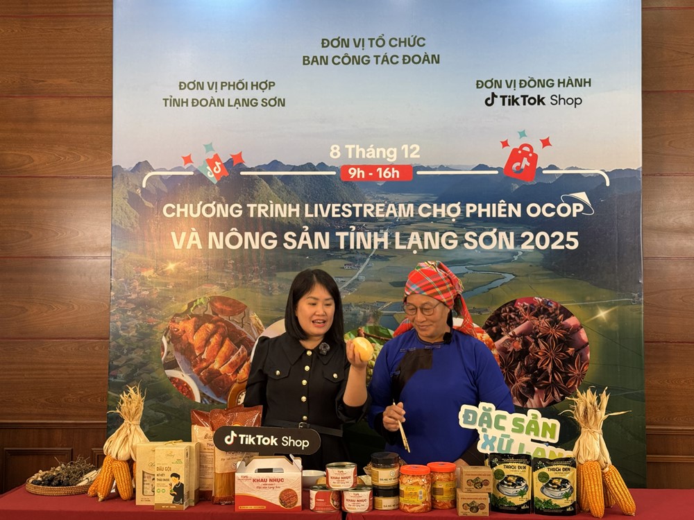 Khi thanh niên trở thành “đại sứ số”: OCOP Lạng Sơn bứt tốc trên nền tảng TikTok - ảnh 2