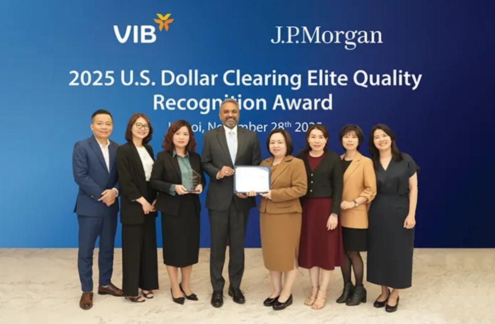 VIB được JP Morgan vinh danh Giải thưởng “Chất lượng Thanh toán quốc tế xuất sắc năm 2025” - ảnh 1
