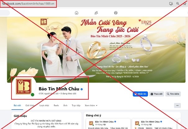 Đặt mua vàng qua Facebook giả mạo, người đàn ông ở Hà Nội bị lừa 300 triệu đồng - ảnh 1