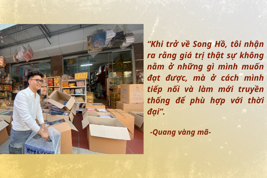 Cuối năm, ghé về thủ phủ vàng mã lớn nhất miền Bắc gặp 9x đưa 'hàng hiệu tâm linh' trở thành xu hướng hút triệu view TikTok - ảnh 11