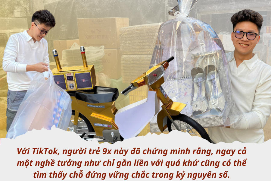 Cuối năm, ghé về thủ phủ vàng mã lớn nhất miền Bắc gặp 9x đưa 'hàng hiệu tâm linh' trở thành xu hướng hút triệu view TikTok - ảnh 1
