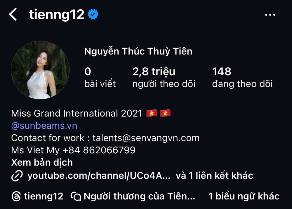 Giữa đêm, Hoa hậu Nguyễn Thúc Thùy Tiên ẩn hơn 1.000 bài đăng trên tài khoản Instagram 2,8 triệu follows - ảnh 1