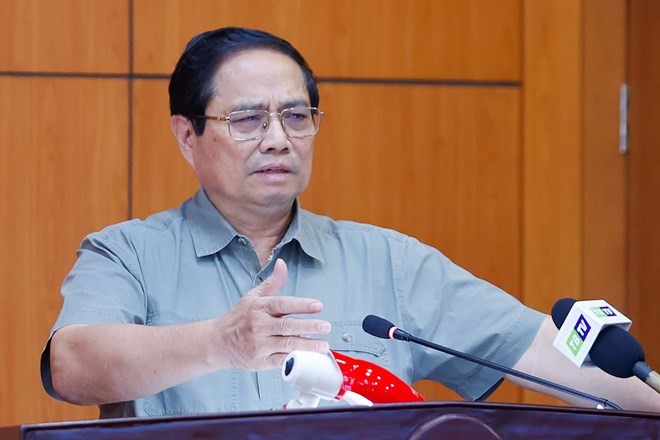 Thủ tướng đề nghị tỉnh sắp ‘về chung nhà’ với Hưng Yên lấn biển để phát triển kinh tế, làm ngay tuyến đường thẳng nhất với quy mô 10 làn xe kết nối thủ phủ của 2 tỉnh - ảnh 1