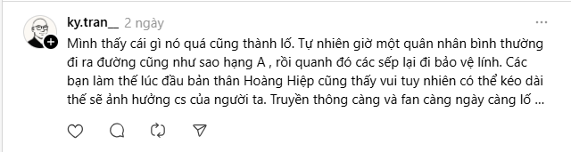 Hiện tượng 'săn đón' Thượng úy Lê Hoàng Hiệp như ngôi sao giải trí: Sự mến mộ đang dần trở nên phản cảm - ảnh 2