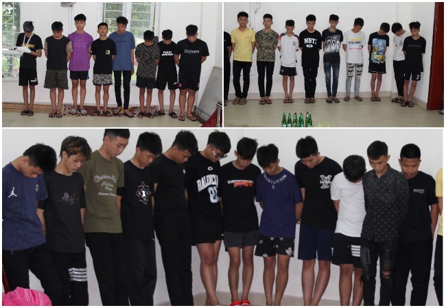 Công an bắt giữ 28 đối tượng cùng nhiều tang vật - ảnh 1