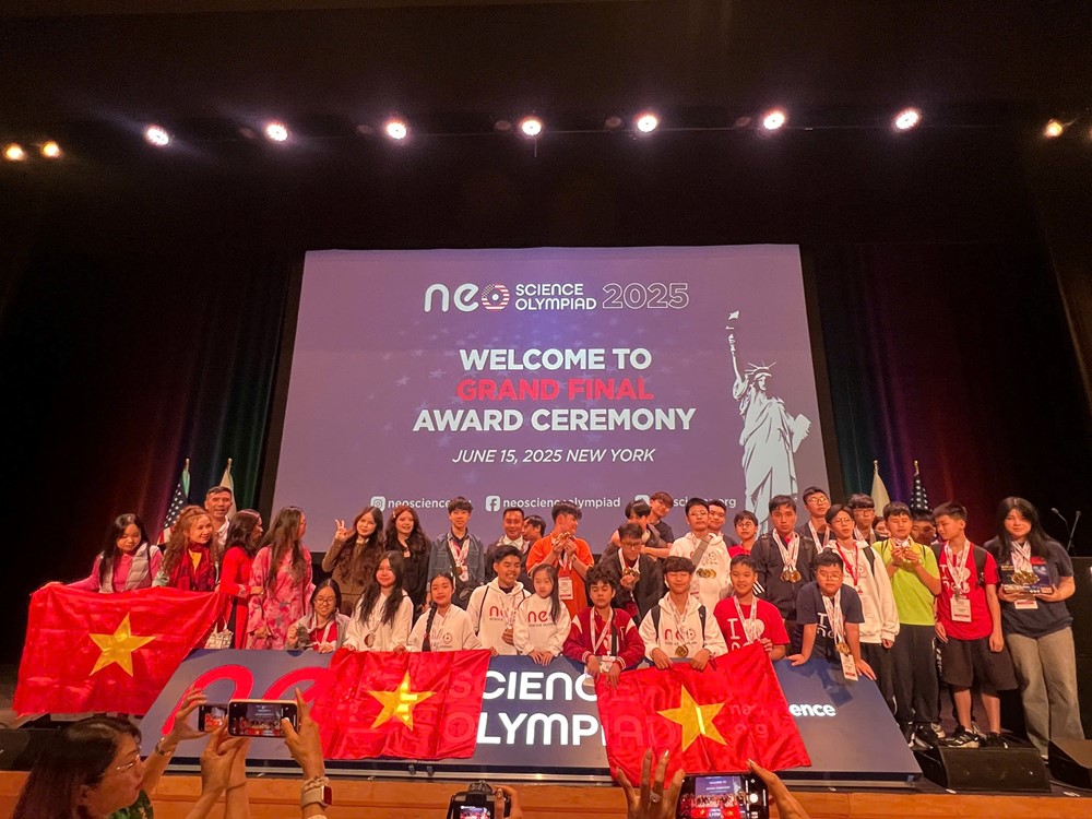 ‘Thần đồng’ lớp 7 của Việt Nam giành 3 Huy chương Vàng tại Olympic Khoa học Quốc tế  - ảnh 2