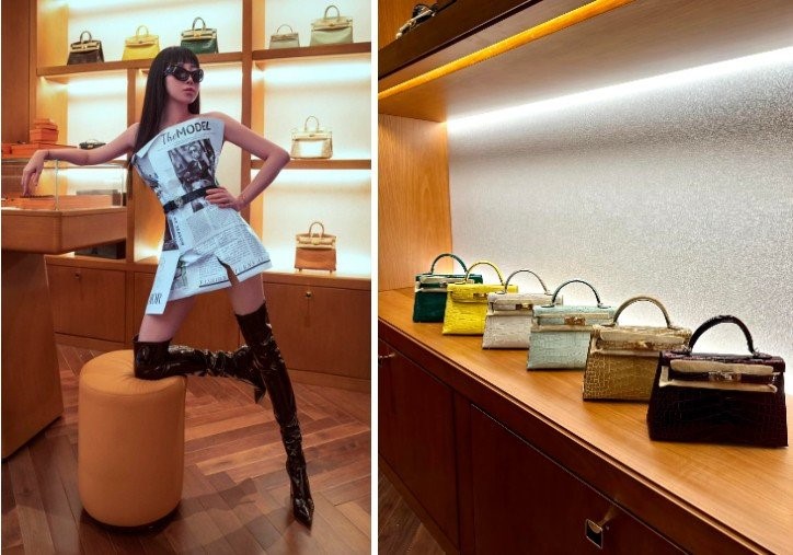 Tài sản hàng trăm tỷ của TikToker Cún Bông trước khi bị khởi tố: ‘Bà trùm túi Hermès’ sang chảnh, tài khoản giao dịch ‘đáng ngờ’ hơn 500 tỷ đồng - ảnh 3