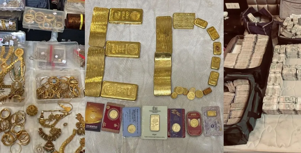 Khám xét, tịch thu 45kg vàng cùng 12 tỷ đồng tiền mặt của một doanh nhân xây dựng - ảnh 1