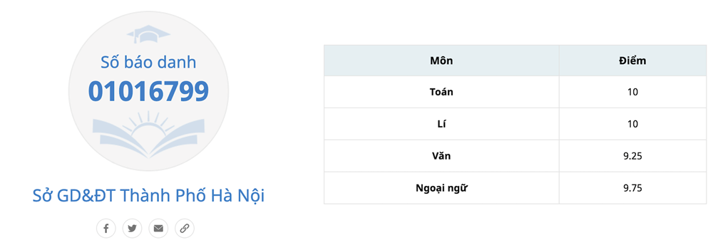 Thủ khoa kép toàn quốc khối A01 và D01 lộ diện  - ảnh 1