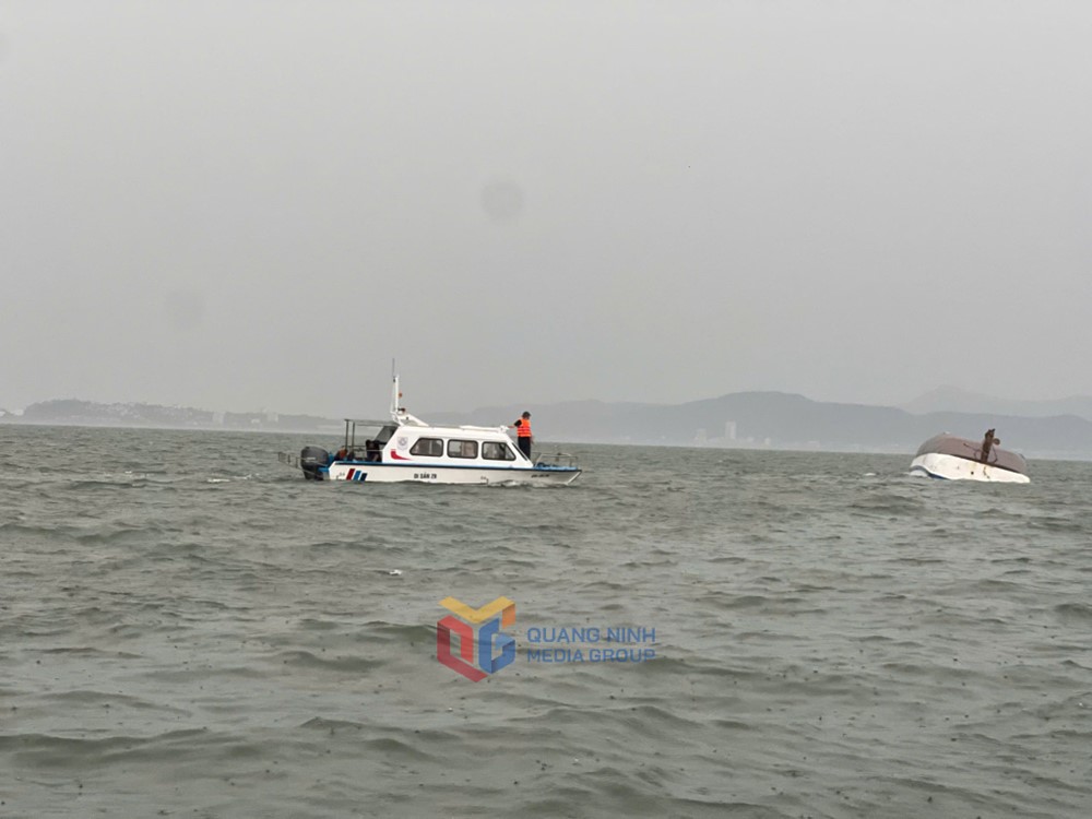 Đắm tàu chở hơn 50 người trên Vịnh Hạ Long, lực lượng cứu hộ khẩn cấp vào cuộc - ảnh 1