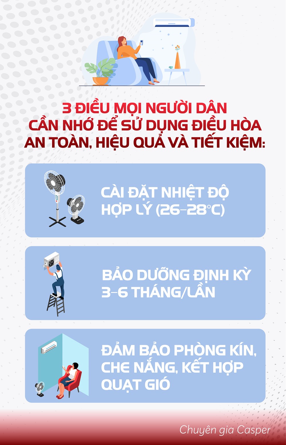 Chuyên gia Casper hướng dẫn cách dùng điều hòa 'lý tưởng' để vừa tiết kiệm, vừa tốt cho sức khỏe - ảnh 8
