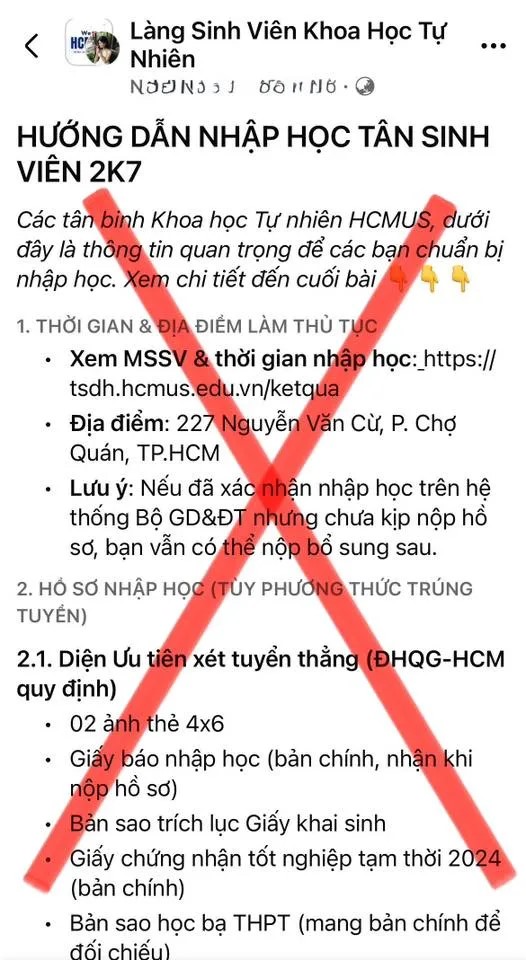 Một trường đại học phát cảnh báo quan trọng tới phụ huynh và học sinh trước giờ biết điểm chuẩn - ảnh 2