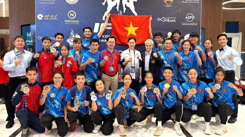 Việt Nam giành 18 huy chương tại Giải Vô địch Muay trẻ thế giới 2025 - ảnh 1