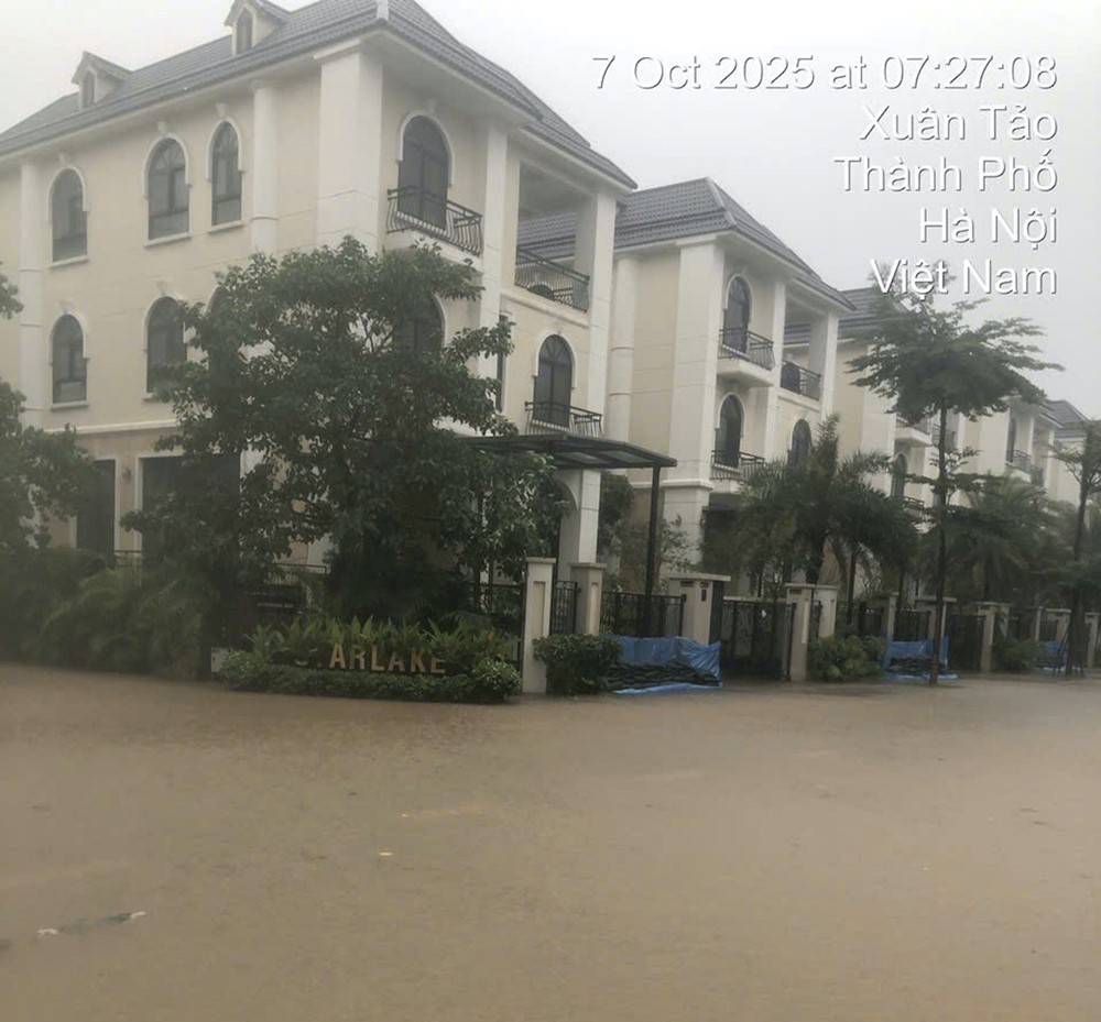 ‎Công an Hà Nội khuyến cáo người dân trước tình huống úng ngập - ảnh 1