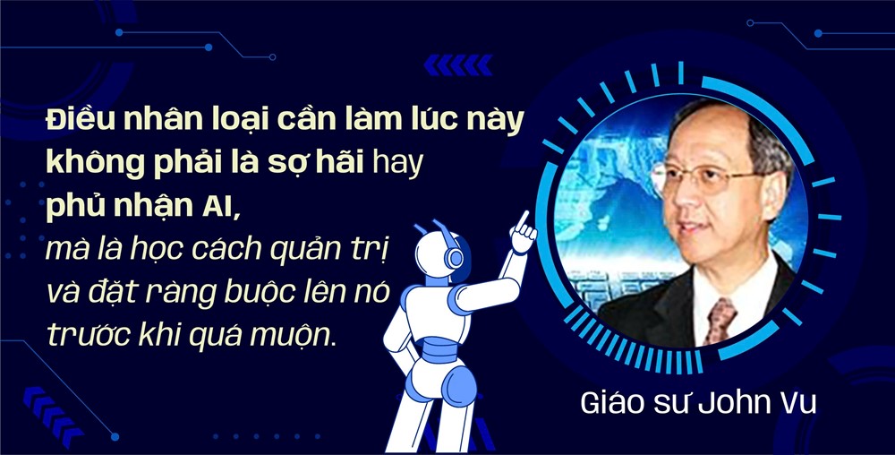 Giáo sư John Vu: Hãy học cách quản trị và đặt ràng buộc lên AI trước khi nó gây hại cho con người - ảnh 2